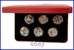 2005 50-Cent Silver Six-Coin Set 60th Anniversary of WWII Battle of Britain