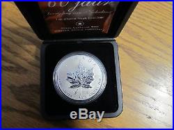 2005 CANADA Maple Leaf $5 Privy TULIP 99.99% Silver Coin