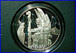 2005 Canada $30 Welcome Figure (dzunuk'wa) Totem Pole 1oz Silver Coin & Box