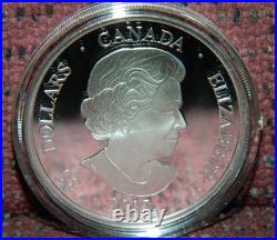 2005 Canada $30 Welcome Figure (dzunuk'wa) Totem Pole 1oz Silver Coin & Box