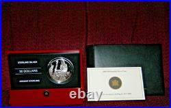 2005 Canada $30 Welcome Figure (dzunuk'wa) Totem Pole 1oz Silver Coin & Box