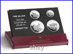 2005, Pure Silver 4 Coin, Fractional Set, Lynx