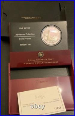 2005 Royal Canadian Mint Fine. 9999 Silver Coin Lighthouse 20 Dollars