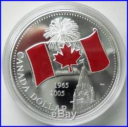 2005 to 2007 Canada Complete Colored Silver Dollar Coin Collection Enamel Effect