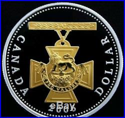 2006 150th Anniversary of the Victoria Cross Canadian Gold Plated SilverCoin