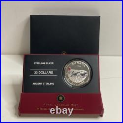 2006 Canada $30 Sterling Silver Coin Dog Sled Team