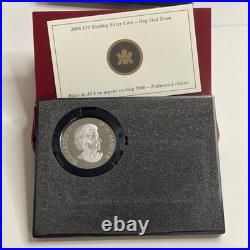 2006 Canada $30 Sterling Silver Coin Dog Sled Team
