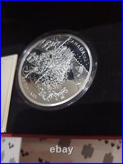 2006 Canada $50 Four Seasons 0321/2000 Low Mintage 5oz Pure Silver Proof Coin