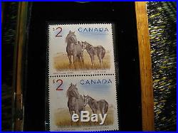 2006 Canada Coin & Stamp Mint Set Horse $5 Silver Gem