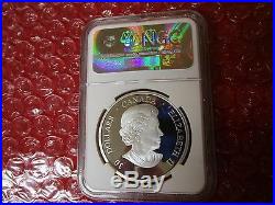 2006 S$30 Canada Canadarm Hologram NGC PF69 Space Astronaut. 925 Silver Coin icg