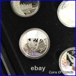 2007-09 2010 Vancouver Canada Silver Hologram Olympic 15 Coin Set #coinsofcanada