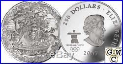 2007 1-Kilo Silver Coin Early Canada 9999 Fine Canada's First Kilo Coin (12070)