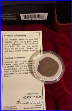 2007-2010 Canada $4 Silver 5 Coin Set Dinosaur Collection Royal Canadian Mint