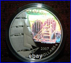 2007 CANADA $20 TALL SHIPS BRIGANTINE 1OZ. 9999 SILVER COIN WithHOLOGRAM + BOX