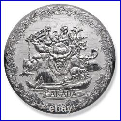 2007 Canada $250 1 Kilo Pure Silver Coin Early Canada