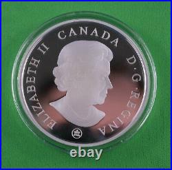 2008 5 OZ Silver Coin From RCM 1908-2008 Royal Canadian Mint Anniversary