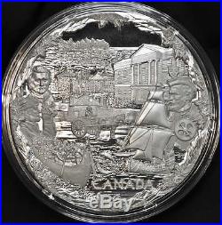 2008 Canada $250 One Kilogram Fine Silver Coin Towards Confederation Low CoA#