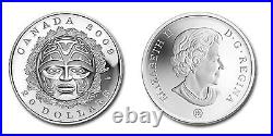 2009 $20 Canada Fine Silver Coin Summer Moon Mask
