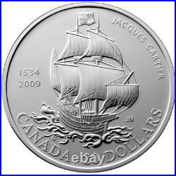 2009 Canada $20 Fine Silver Coin 475th Ann. Of Jacques Cartier's Arrival
