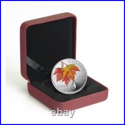 2009 Canada $20 Fine Silver Coin Autumn Crystal Raindrop