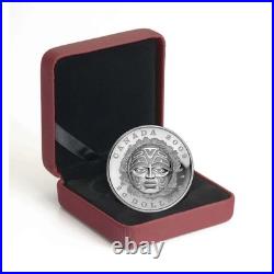 2009 Canada $20 Pure Silver Coin Summer Moon mask