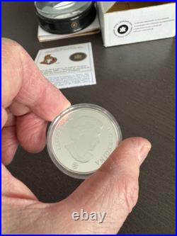 2009 Canada $20 Silver Coin Ottawa Senators Goalie Mask Low Mintage