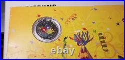 2009 Canada Birthday Balloons Coloured 25 Cent Coin