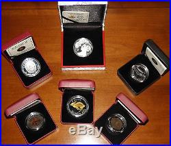 2010-2016 LOT of Canada RCM Coins incl. GOLD PLATED Legacy Fine Silver 5¢ Coin