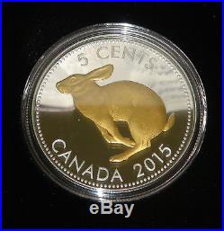 2010-2016 LOT of Canada RCM Coins incl. GOLD PLATED Legacy Fine Silver 5¢ Coin