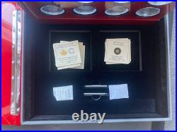 2010 2021 Canada Lunar Lotus 12-Coin Set