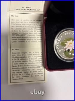2010 $20 Fine Silver Coin- Water Lily