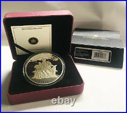 2010 $50 5 oz Silver Coin 75th Anniv. Of first Canadian Bank Notes #109725
