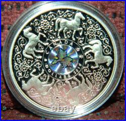 2010 CANADA $8 MAPLE OF STRENGTH HORSE PROOF SILVER COIN WithHOLOGRAM + BOX