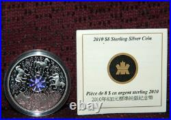2010 CANADA $8 MAPLE OF STRENGTH HORSE PROOF SILVER COIN WithHOLOGRAM + BOX