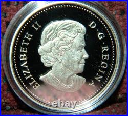 2010 CANADA $8 MAPLE OF STRENGTH HORSE PROOF SILVER COIN WithHOLOGRAM + BOX
