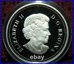 2010 CANADA $8 MAPLE OF STRENGTH HORSE PROOF SILVER COIN WithHOLOGRAM + BOX
