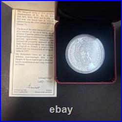 2010 Canada $20 Fine Silver Coin First Banknotes 75th Anniversary