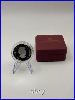 2010 Canada $20 Silver Crystal Snowflake Tanzanite Coin RCM Proof Box COA 0556/7
