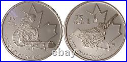 2010 Canada 25 Cents Sterling Silver Proof Coin Set with Silver Wafer