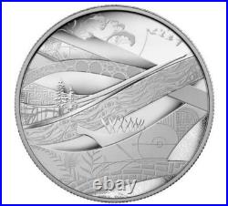 2010 Canada 5 oz Fine Silver $50 Coin Olympic Winter Games Look of the Games