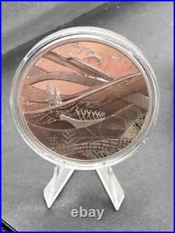 2010 Canada 5 oz Fine Silver $50 Coin Olympic Winter Games Look of the Games