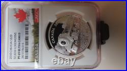 2010 Canada Locomotives Train Selkirk, NGC Graded 9999 Silver $20 PR PF 69