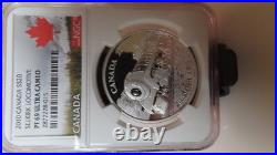 2010 Canada Locomotives Train Selkirk, NGC Graded 9999 Silver $20 PR PF 69