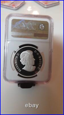 2010 Canada Locomotives Train Selkirk, NGC Graded 9999 Silver $20 PR PF 69