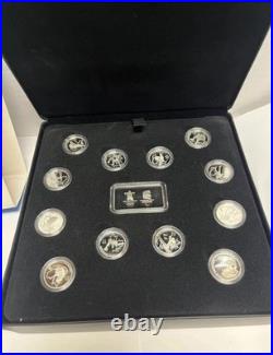 2010 Canada Vancouver Olympic Winter Games Sterling Silver Circulation Coin Set