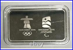 2010 Canada Vancouver Olympic Winter Games Sterling Silver Circulation Coin Set