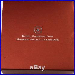 2010 Canada Year of the Tiger LOTUS SHAPED 1oz. 9999 Proof Silver Coin Box & COA