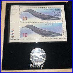 2010 Canadian The Blue Whale Coin & Stamp Collection with Box & COA