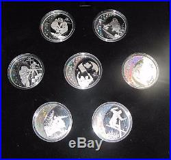 2010 Vancouver Winter Olympics silver dollar Hologram coin set 15 x $25 dollars