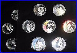 2010 Vancouver Winter Olympics silver dollar Hologram coin set 15 x $25 dollars